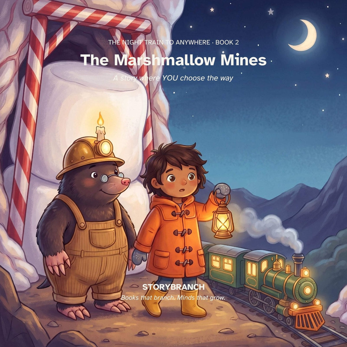 Front cover of Book 02 · The Marshmallow Mines