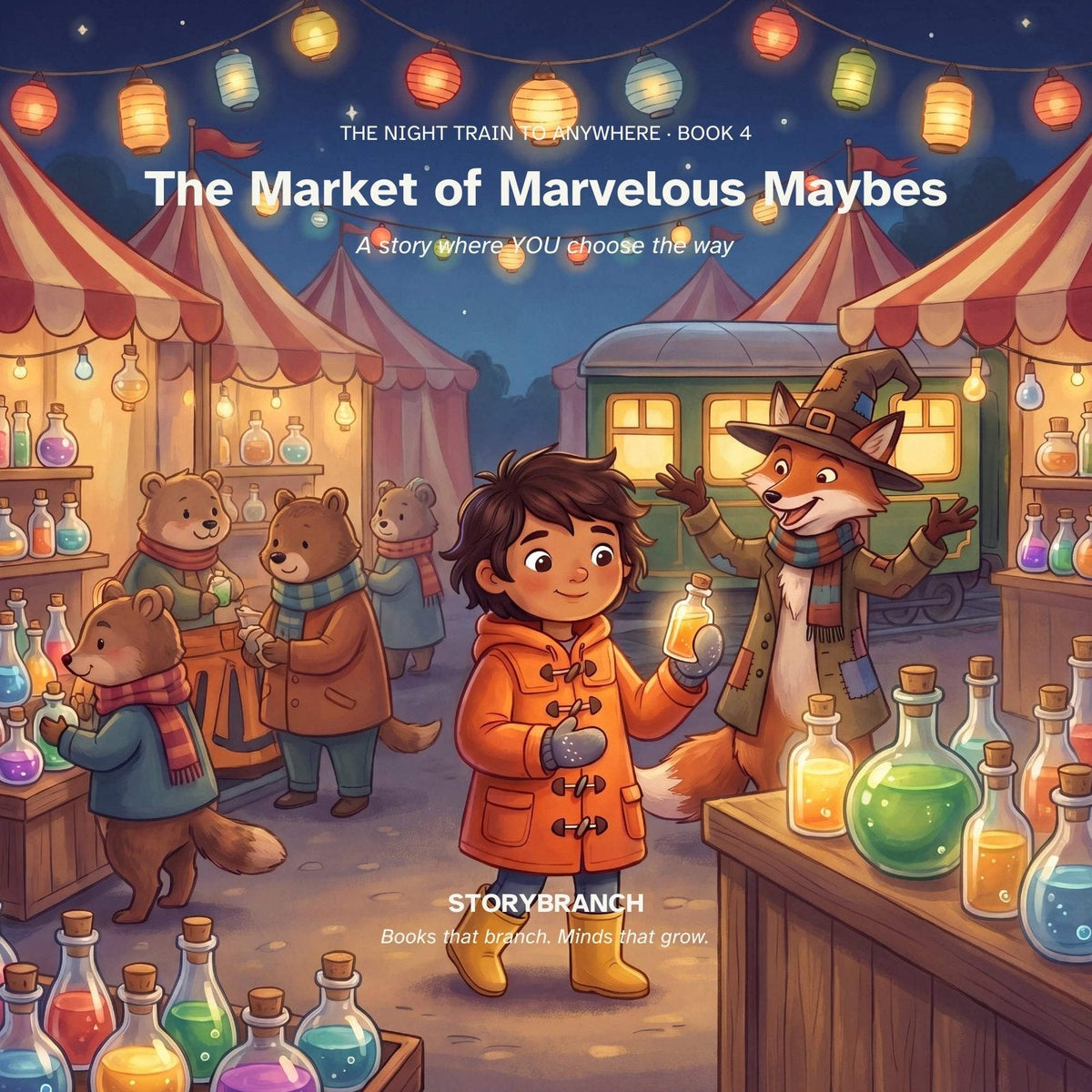 Front cover of Book 04 · The Market of Marvelous Maybes