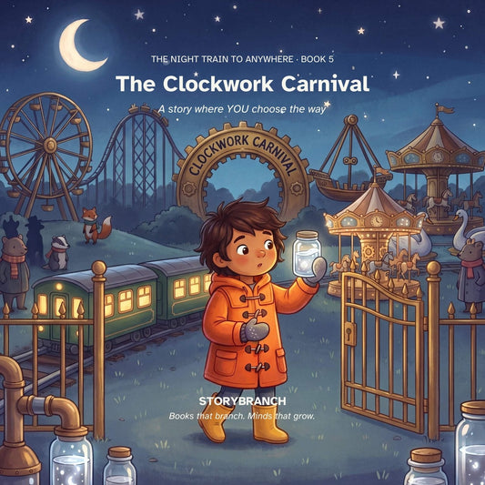 Front cover of Book 05 · The Clockwork Carnival