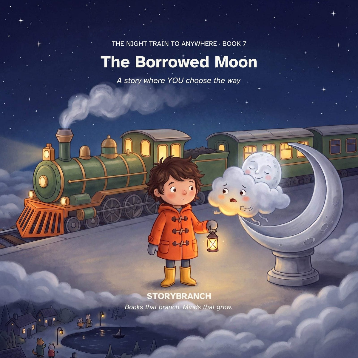 Front cover of Book 07 · The Borrowed Moon