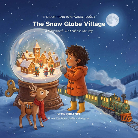 Front cover of Book 08 · The Snow Globe Village