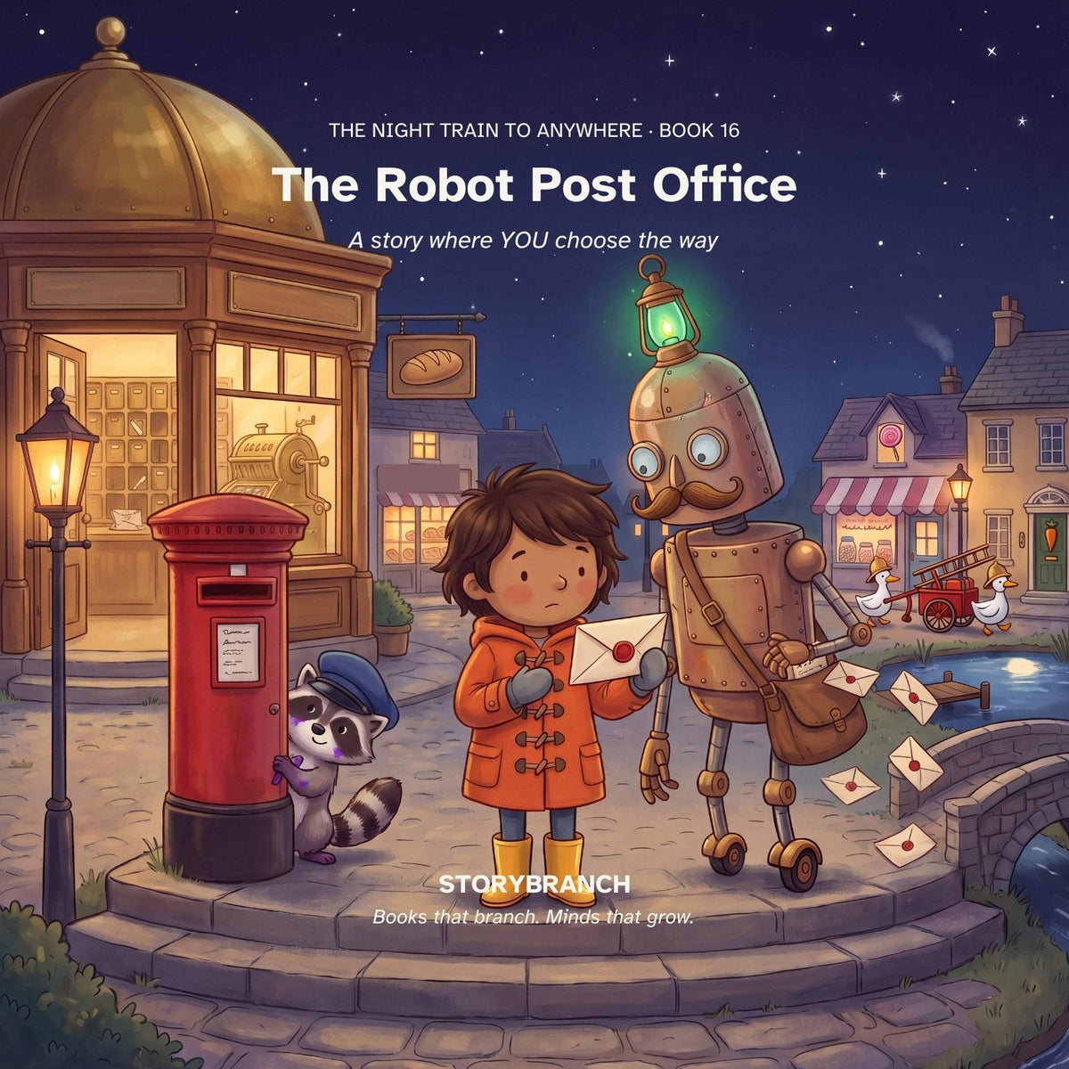 Front cover of Book 16 · The Robot Post Office