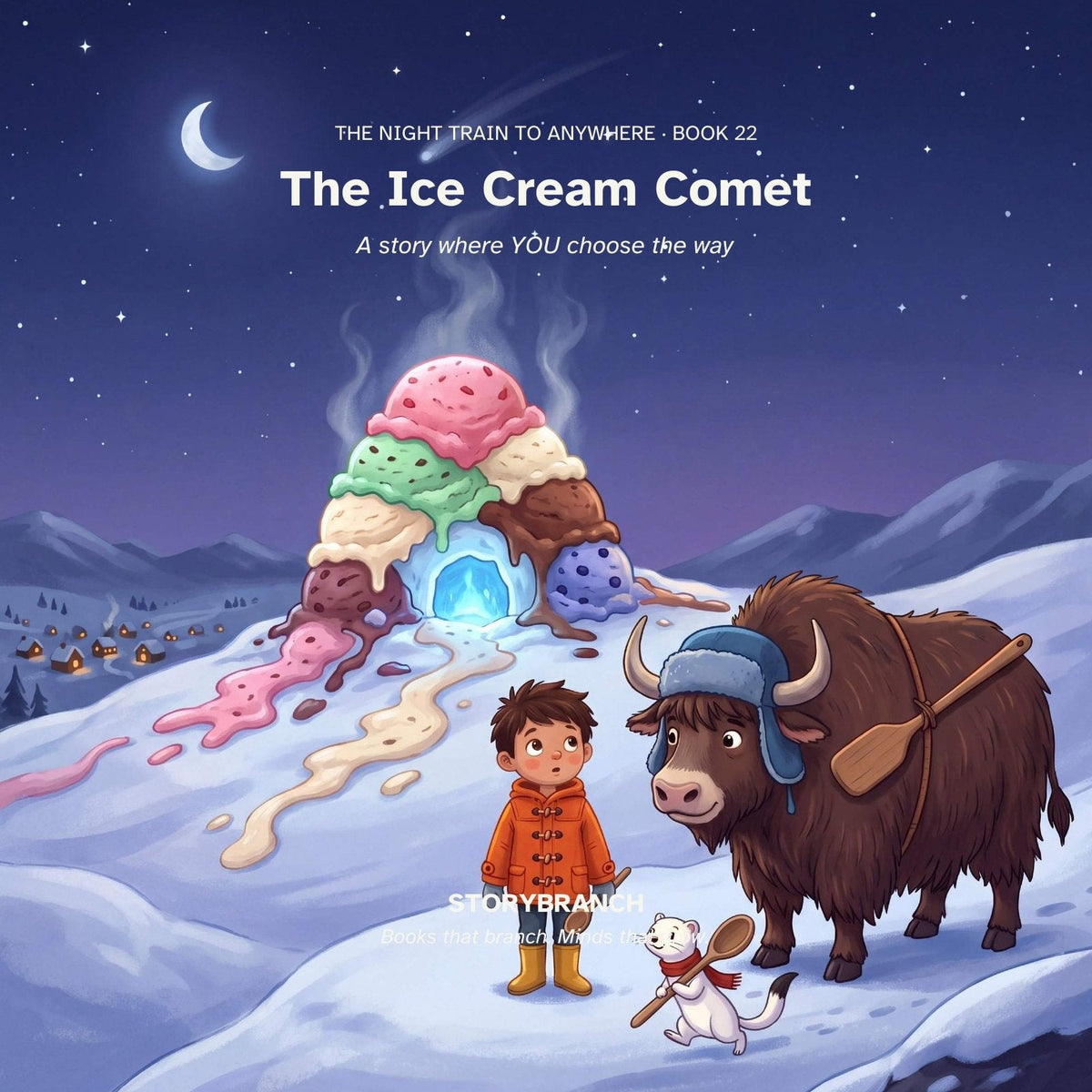 Front cover of Book 22 · The Ice Cream Comet