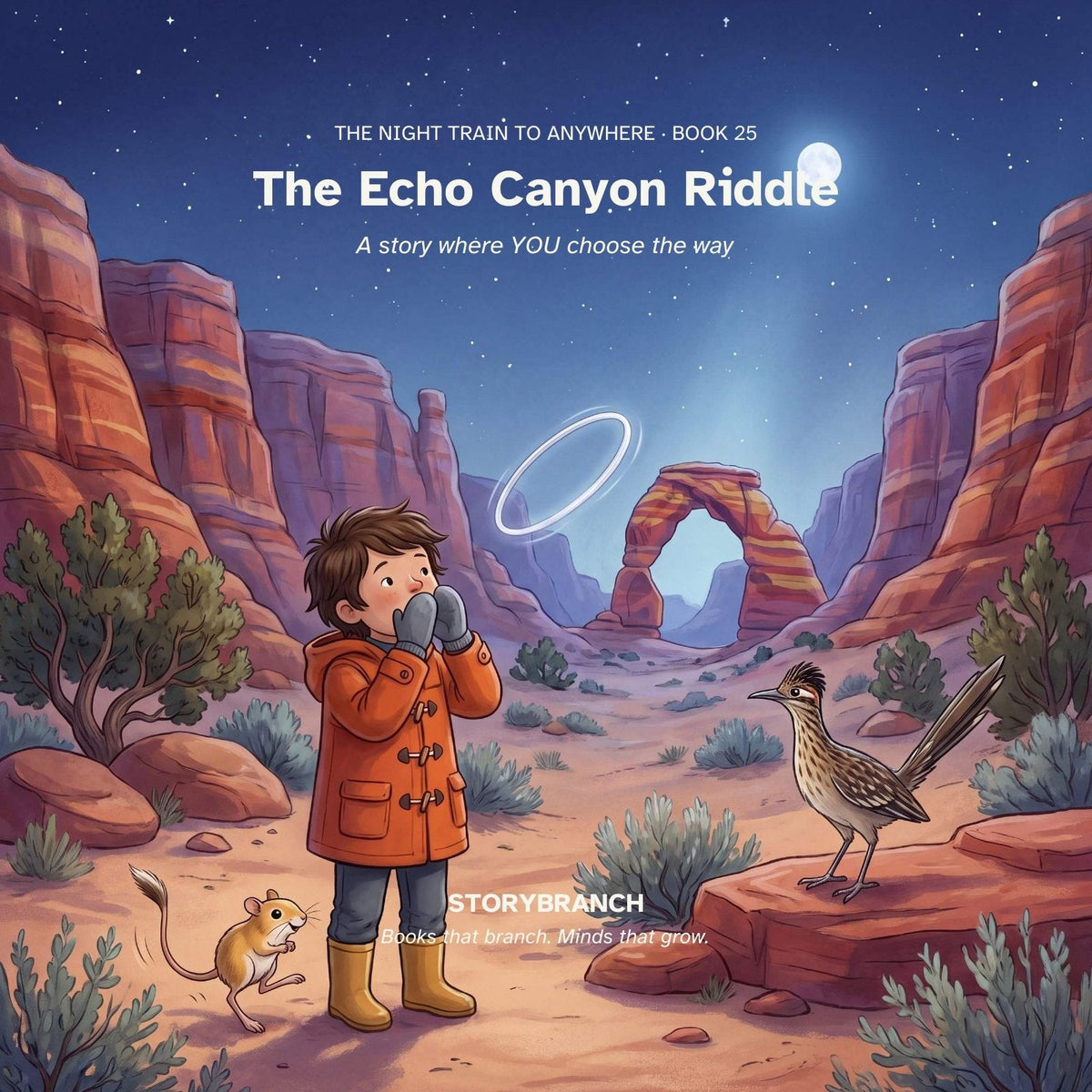 Front cover of Book 25 · The Echo Canyon Riddle