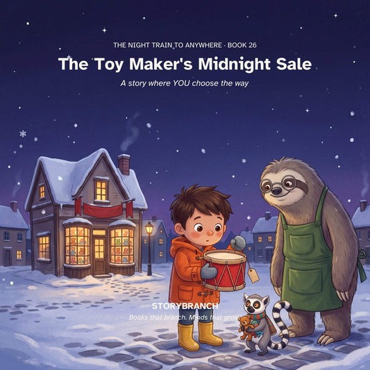 Front cover of Book 26 · The Toy Maker's Midnight Sale